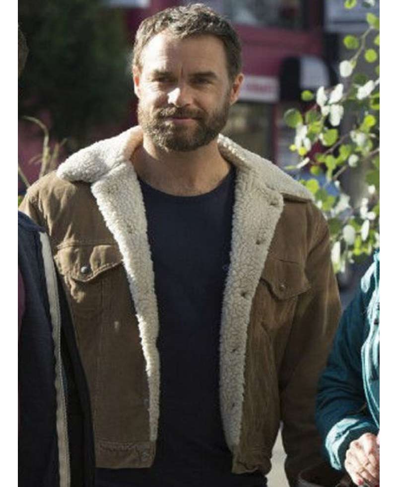 Looking The Movie Murray Bartlett Shearling Jacket